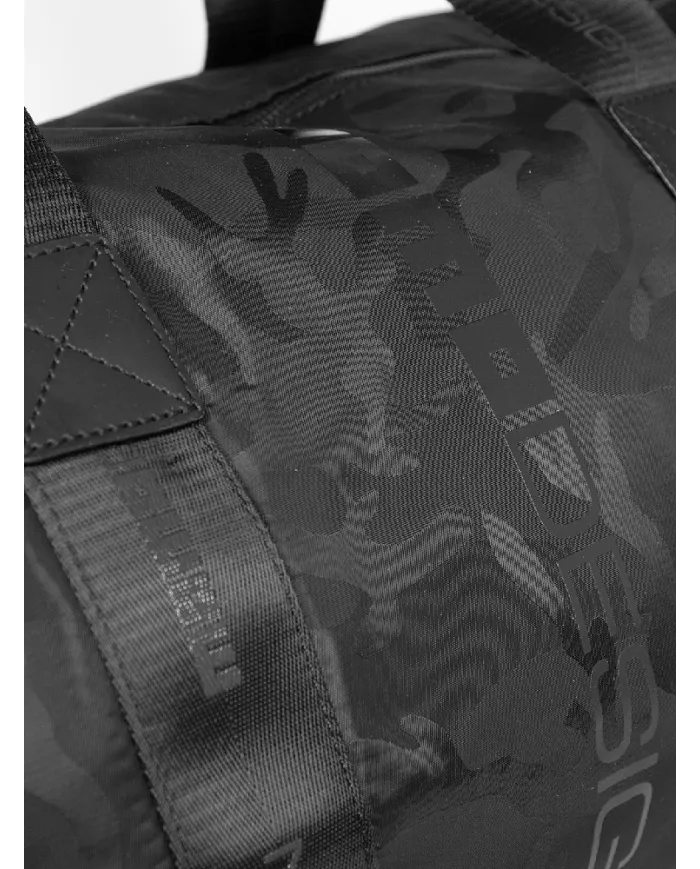 Momo Design Borsone in tessuto camouflage Nero