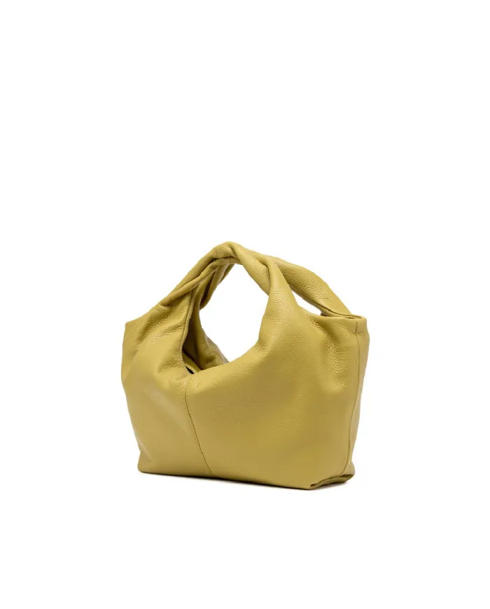 Gianni Chiarini Borsa a mano piccola in pelle Agnese Giallo