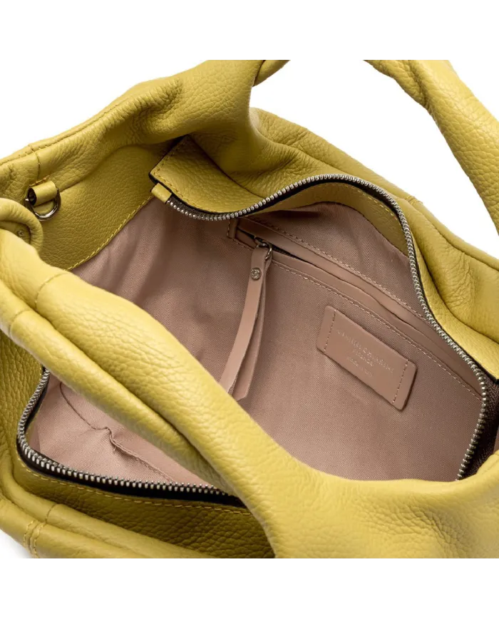 Gianni Chiarini Borsa a mano piccola in pelle Agnese Giallo