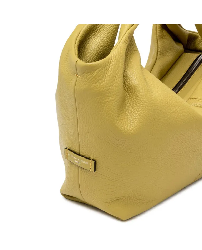 Gianni Chiarini Borsa a mano piccola in pelle Agnese Giallo