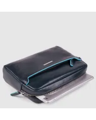 Piquadro Pochette con porta tablet mini Blue Square