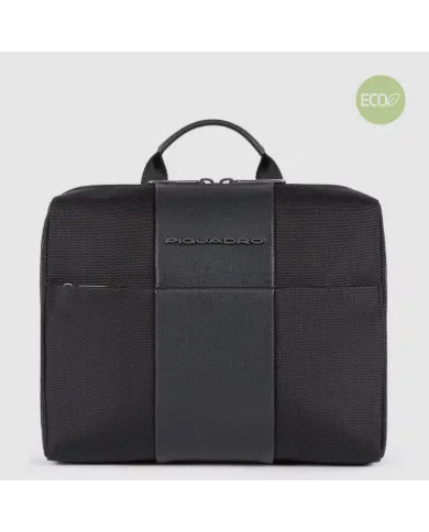 Piquadro Necessaire tessuto riciclato Brief 2 Nero