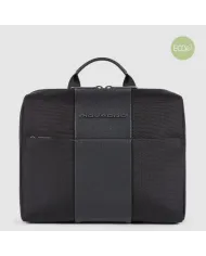 Piquadro Necessaire tessuto riciclato Brief 2 Nero