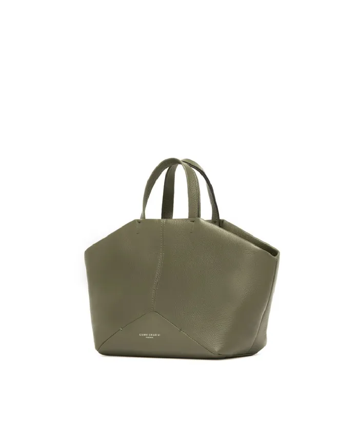 Gianni Chiarini Borsa media in pelle Ambra Verde