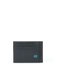 Piquadro Porta carte di credito tessuto Blu