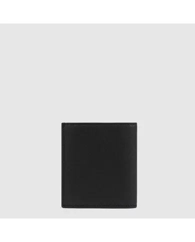 Piquadro Portafoglio verticale piccolo Black square Nero