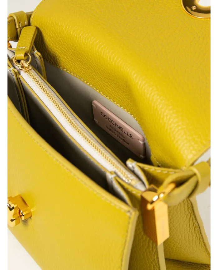 Coccinelle Borsa in pelle Binxie mini Giallo