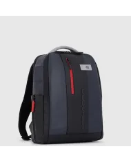 Piquadro Zaino porta pc 14" pelle Urban Grigio/Nero