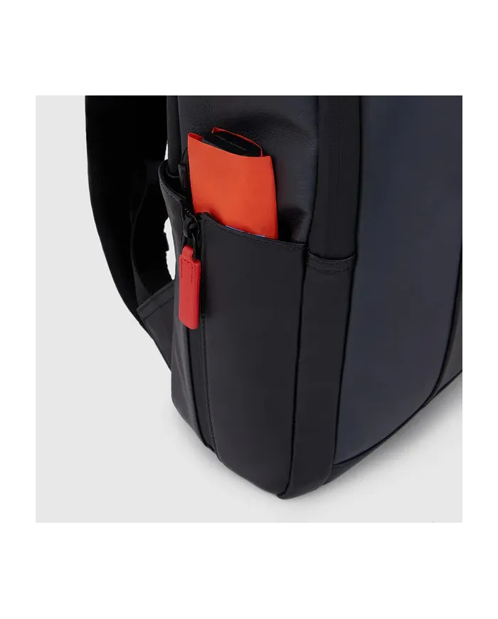 Piquadro Zaino porta pc 14" pelle Urban Grigio/Nero