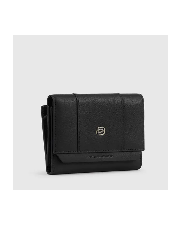 Piquadro Portafoglio in pelle Circle W92 Nero