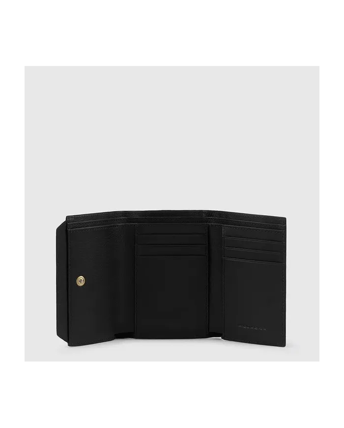 Piquadro Portafoglio in pelle Circle W92 Nero