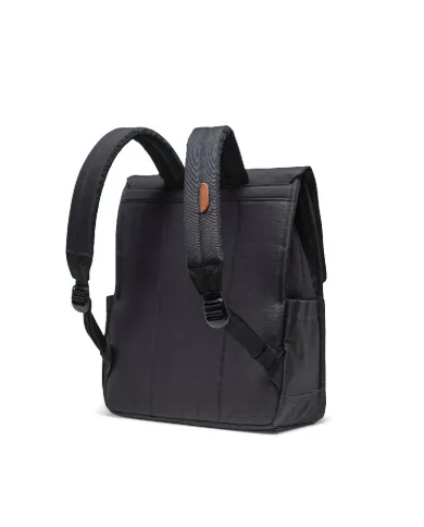 Herschel Zaino tessuto City Nero/Cuoio