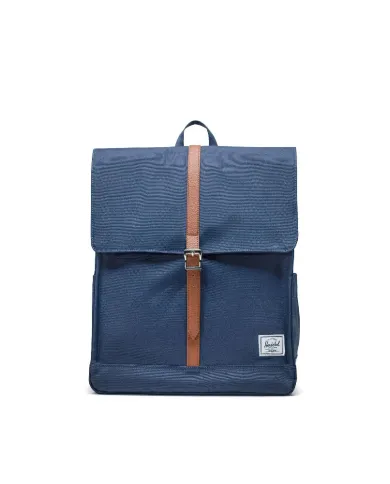 Herschel Zaino tessuto City Blu/Cuoio