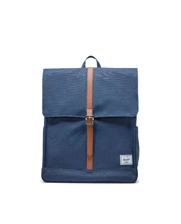 Herschel Zaino tessuto City Blu/Cuoio