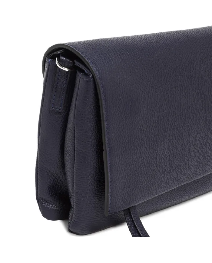 Gianni Chiarini Borsa bandoliera in pelle Three Blu