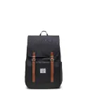 Herschel Zaino tessuto Retreat Nero/Cuoio