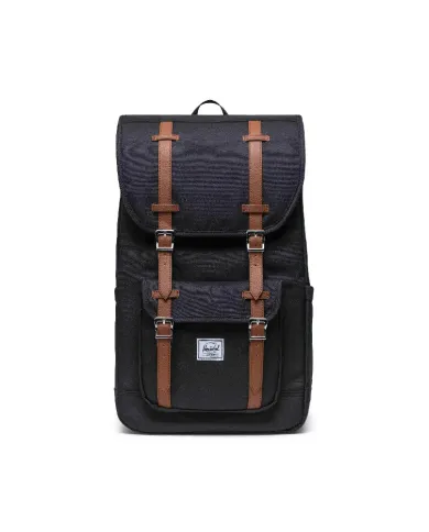 Herschel Zaino grande Little America Nero/Cuoio