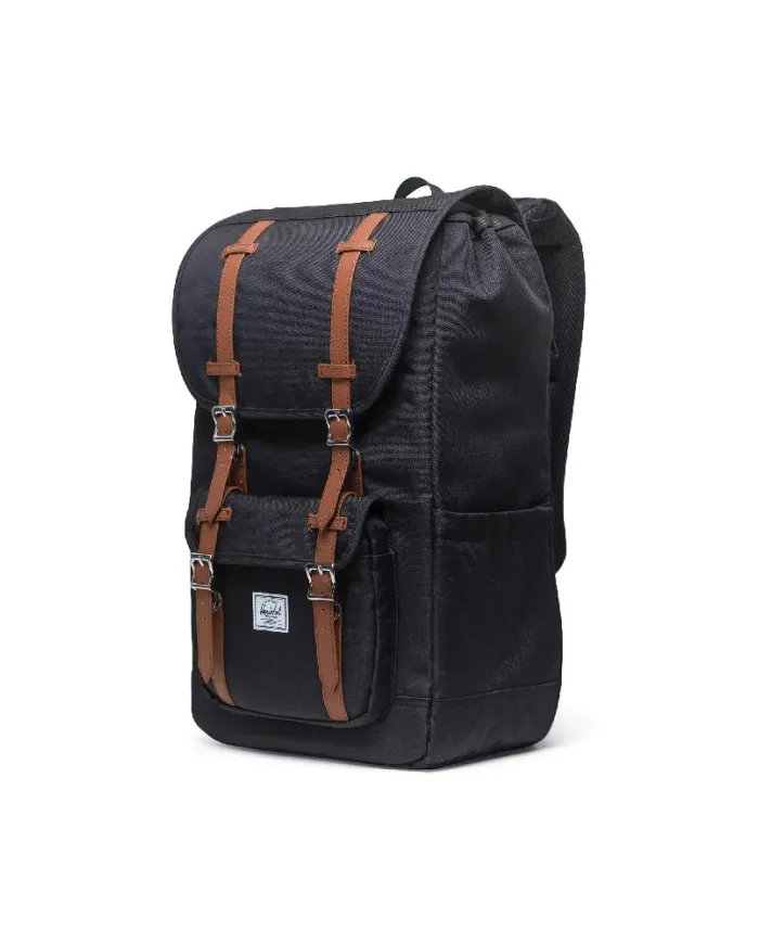 Herschel Zaino grande Little America Nero/Cuoio