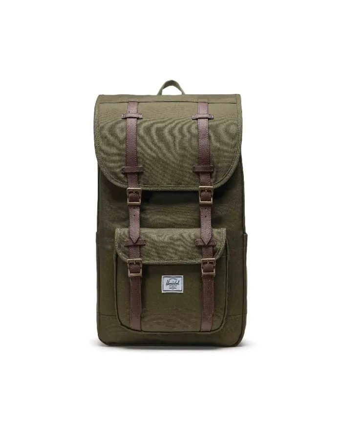 Herschel Zaino grande Little America Verde/Testa moro