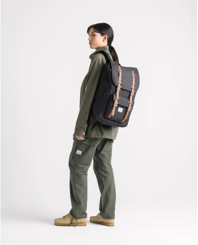 Herschel Zaino grande Little America Verde/Testa moro