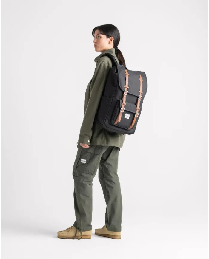 Herschel Zaino grande Little America Verde/Testa moro