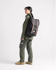 Herschel Zaino grande Little America Verde/Testa moro