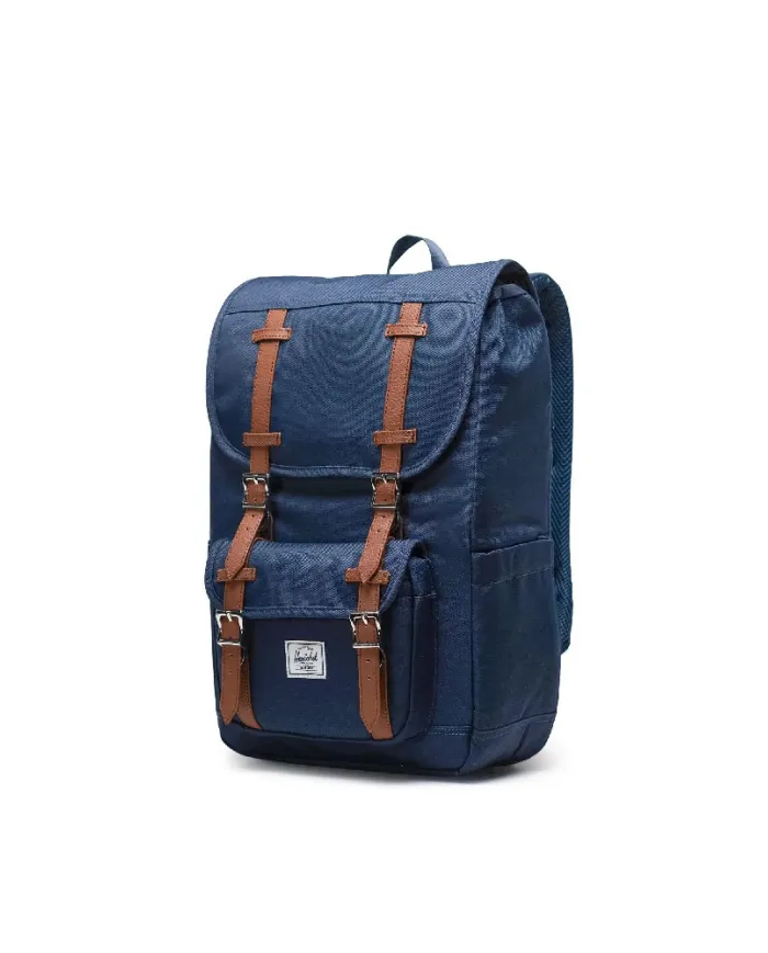 Herschel Zaino medio Little America Blu/Cuoio