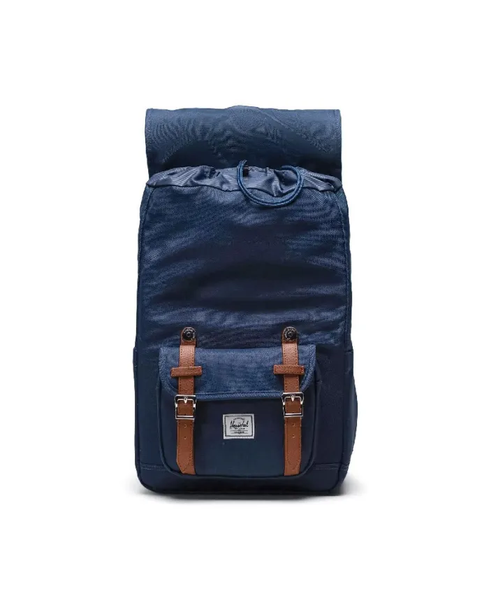 Herschel Zaino medio Little America Blu/Cuoio