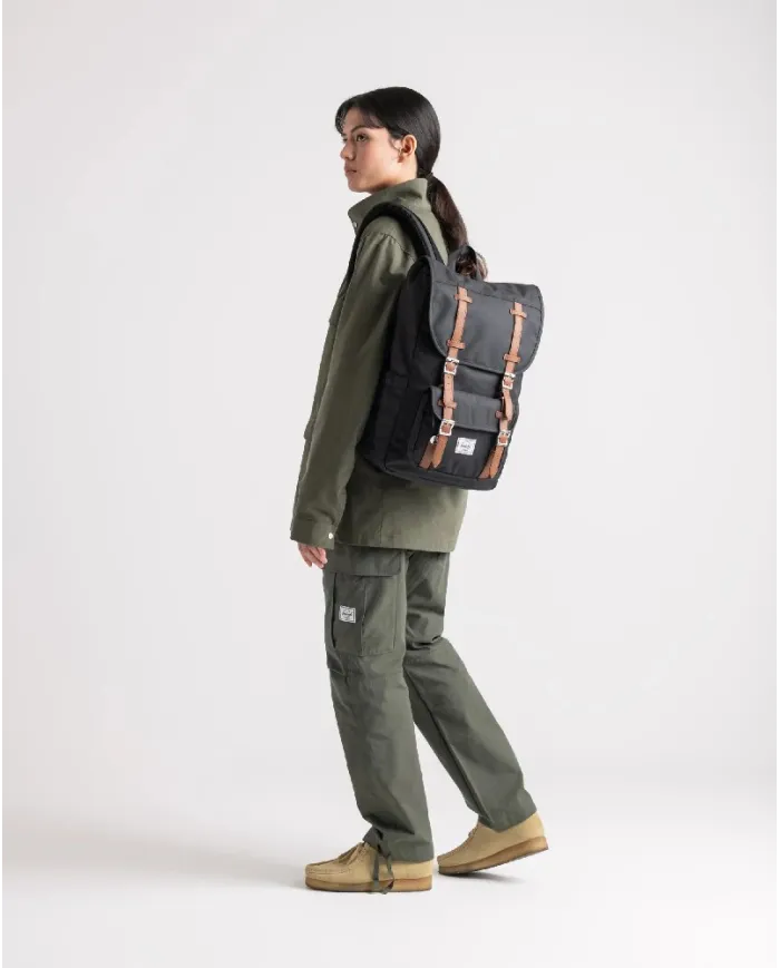 Herschel Zaino medio Little America Blu/Cuoio