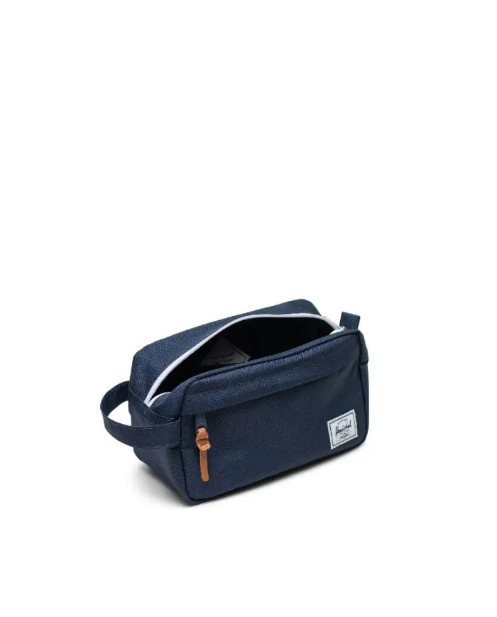 Herschel Beauty grande in tessuto Chapter Blu/Cuoio