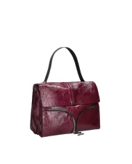 REBELLE Borsa pelle naplak Beverly Bordeaux