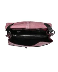 REBELLE Borsa pelle naplak Beverly Bordeaux