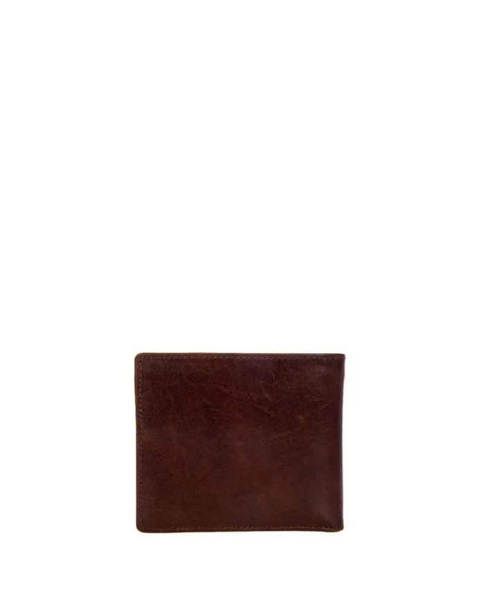 Bric's Portafoglio piccolo cuoio Monte Rosa Testa moro