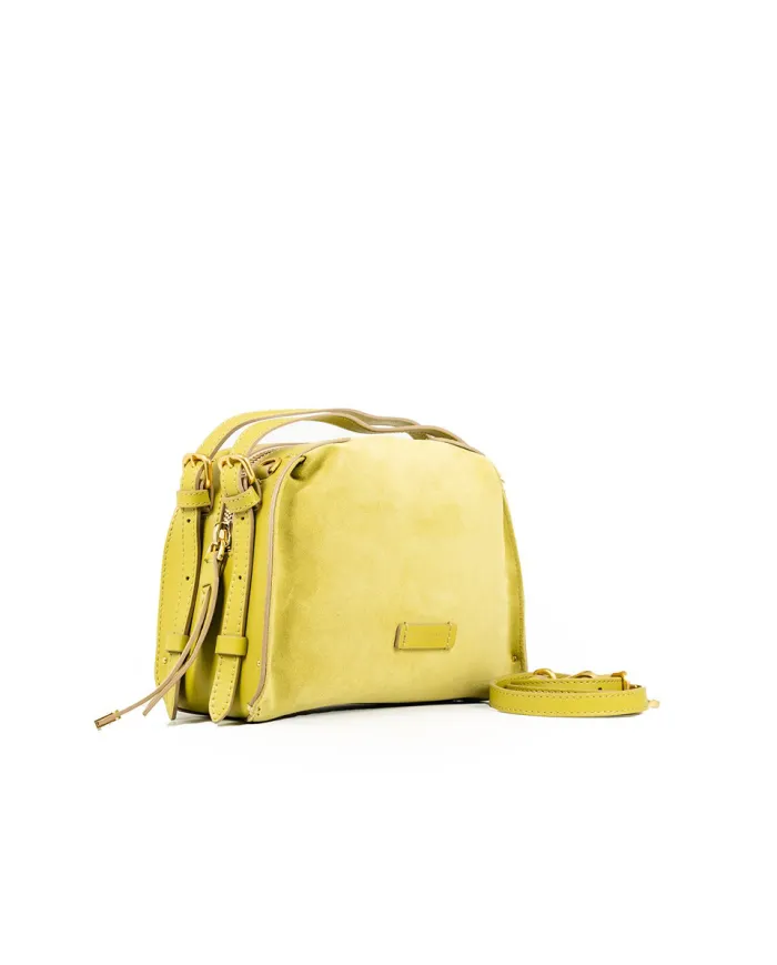 Gianni Chiarini Borsa in camoscio Camelia Giallo