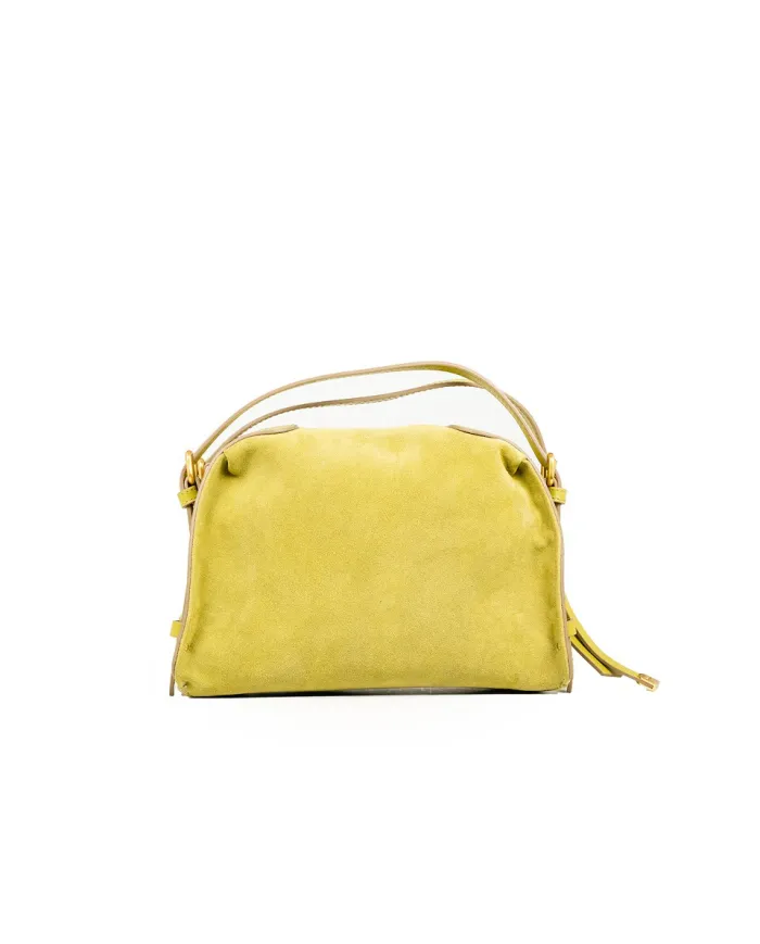 Gianni Chiarini Borsa in camoscio Camelia Giallo