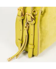 Gianni Chiarini Borsa in camoscio Camelia Giallo