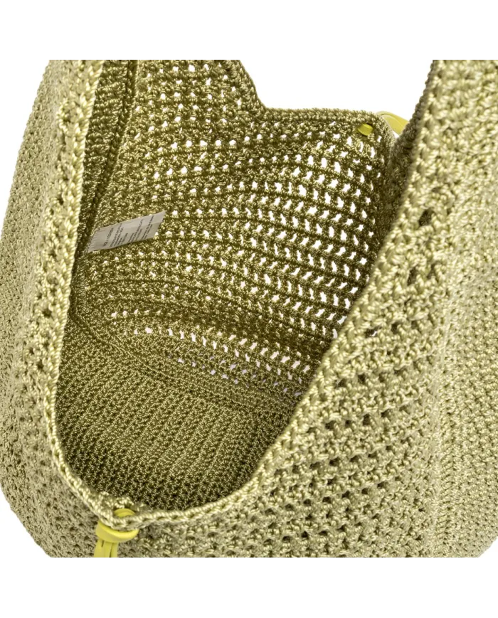 Gianni Chiarini Borsa uncinetto Euforia Giallo