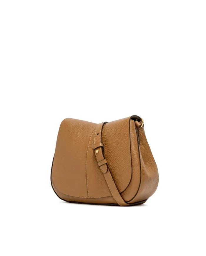 Gianni Chiarini borsa donna in pelle con tracolla colorata "Helena Round" Beige