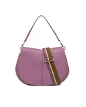 Gianni Chiarini Borsa pelle tracolla colorata Helena Round Glicine