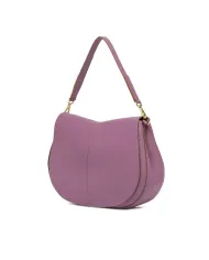 Gianni Chiarini Borsa pelle tracolla colorata Helena Round Glicine