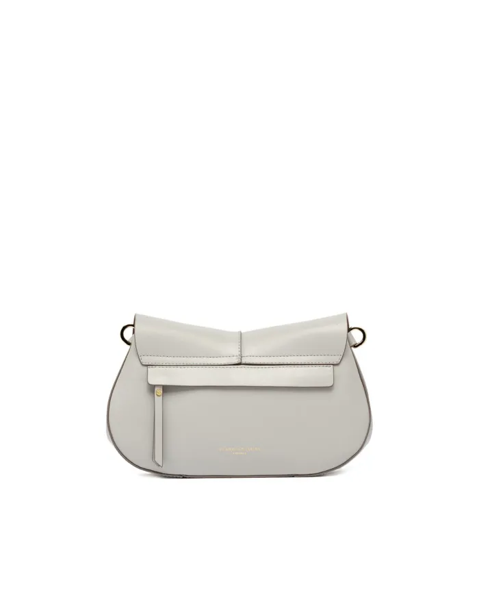 Gianni Chiarini Borsa helena round con tracolla catena Grigio