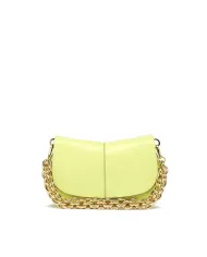 Gianni Chiarini Borsa helena round con tracolla catena Giallo