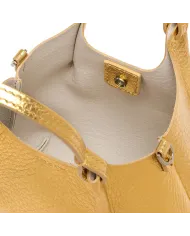 Gianni Chiarini Borsa piccola in pelle laminata Dua Oro