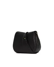 Gianni Chiarini borsa donna in pelle con tracolla colorata "Helena Round" Nero