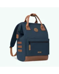 CABAIA Zaino Medio cordura Chicago Blu/Cuoio