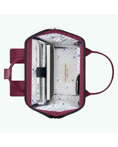 CABAIA Zaino Medio cordura Nice Bordeaux