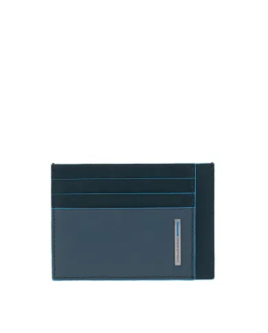 Piquadro Porta carte di credito Blue square Verde/Grigio