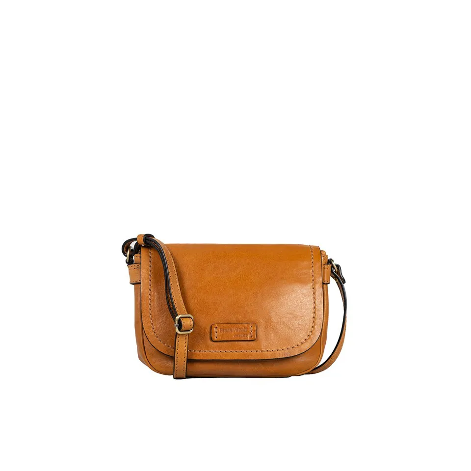 Gianni Conti Borsa bandoliera pelle cuoio Cammello - Foto 2 di 5
