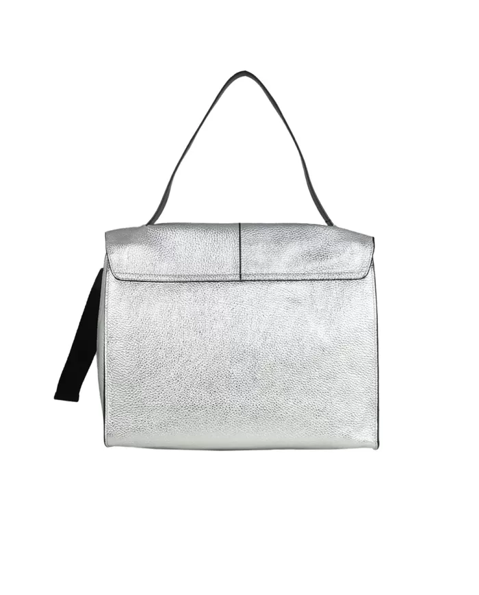 REBELLE Borsa a tracolla in pelle Clio Silver