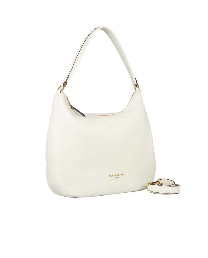 Nannini Borsa grande in pelle Yvonne Bianco